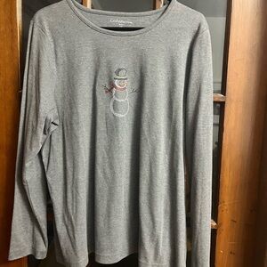 Croft & Barrow‎ Gray Long Sleeve Shirt